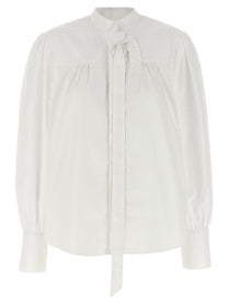 PRADA Bow Shirt White