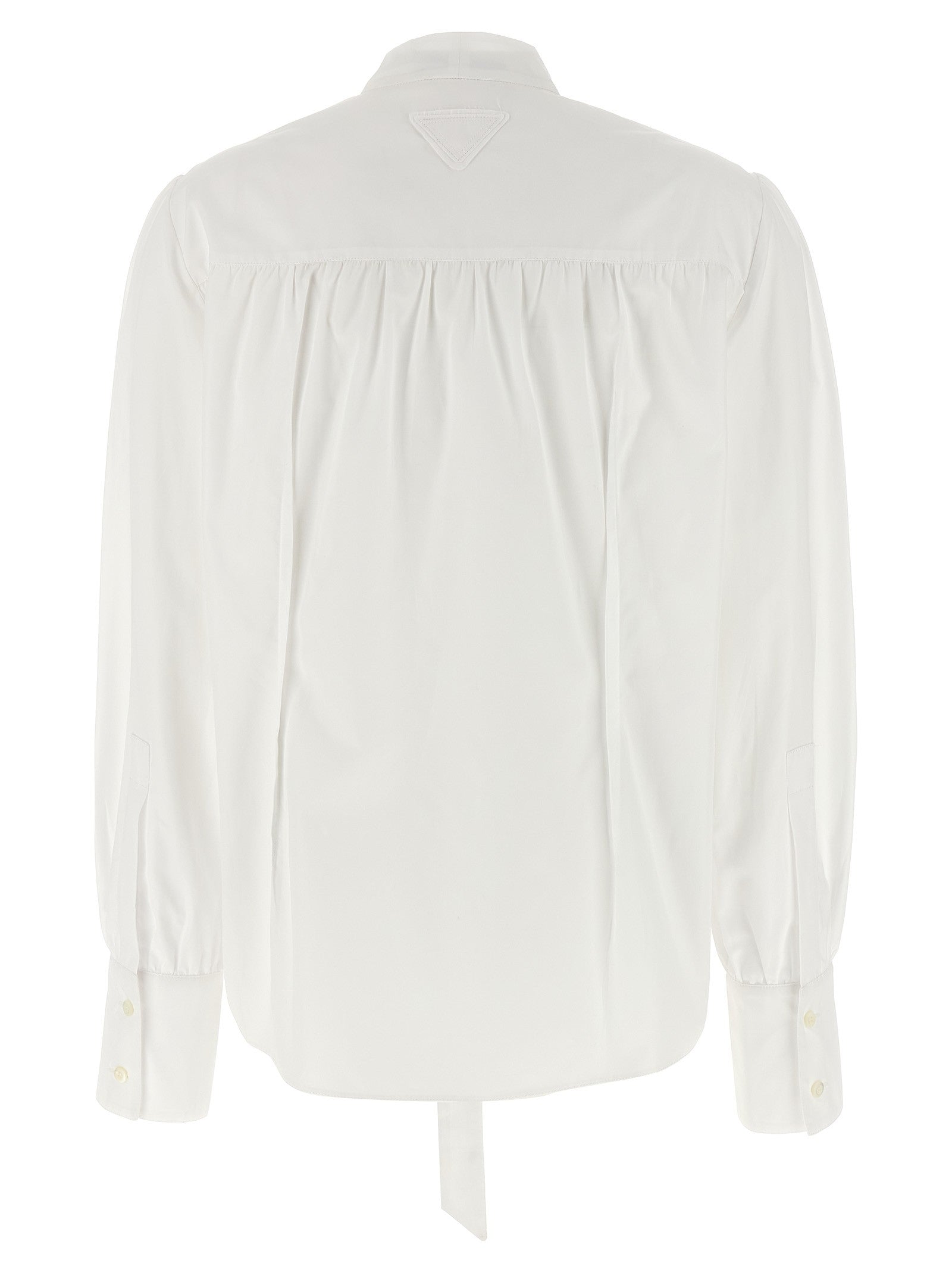 PRADA Bow Shirt White
