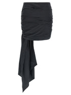 The Attico Bow Skirt Black, view 2