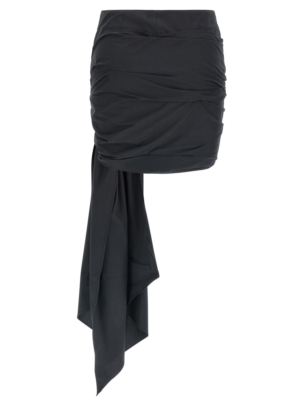 The Attico Bow Skirt Black