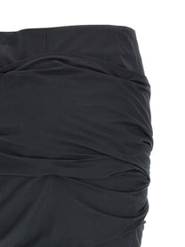 The Attico Bow Skirt Black