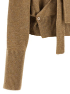 Ermanno Scervino Bow Sweater Beige