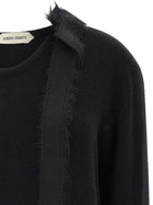 Alberta Ferretti Bow Sweater Black, view 3