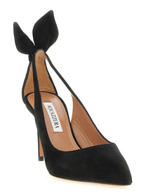 Aquazzura Bow Tie Pumps Black