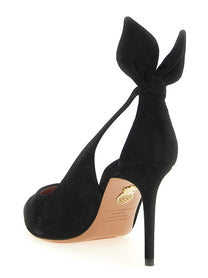 Aquazzura Bow Tie Pumps Black