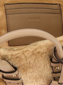 Pinko Bowling Bag Handbag Grey