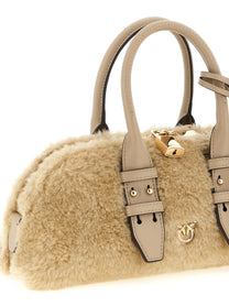 Pinko Bowling Bag Handbag Grey