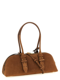 Pinko Bowling Baguette Large Shoulder Bag Brown