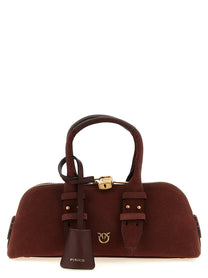 Pinko Bowling Baguette Shoulder Bag Red