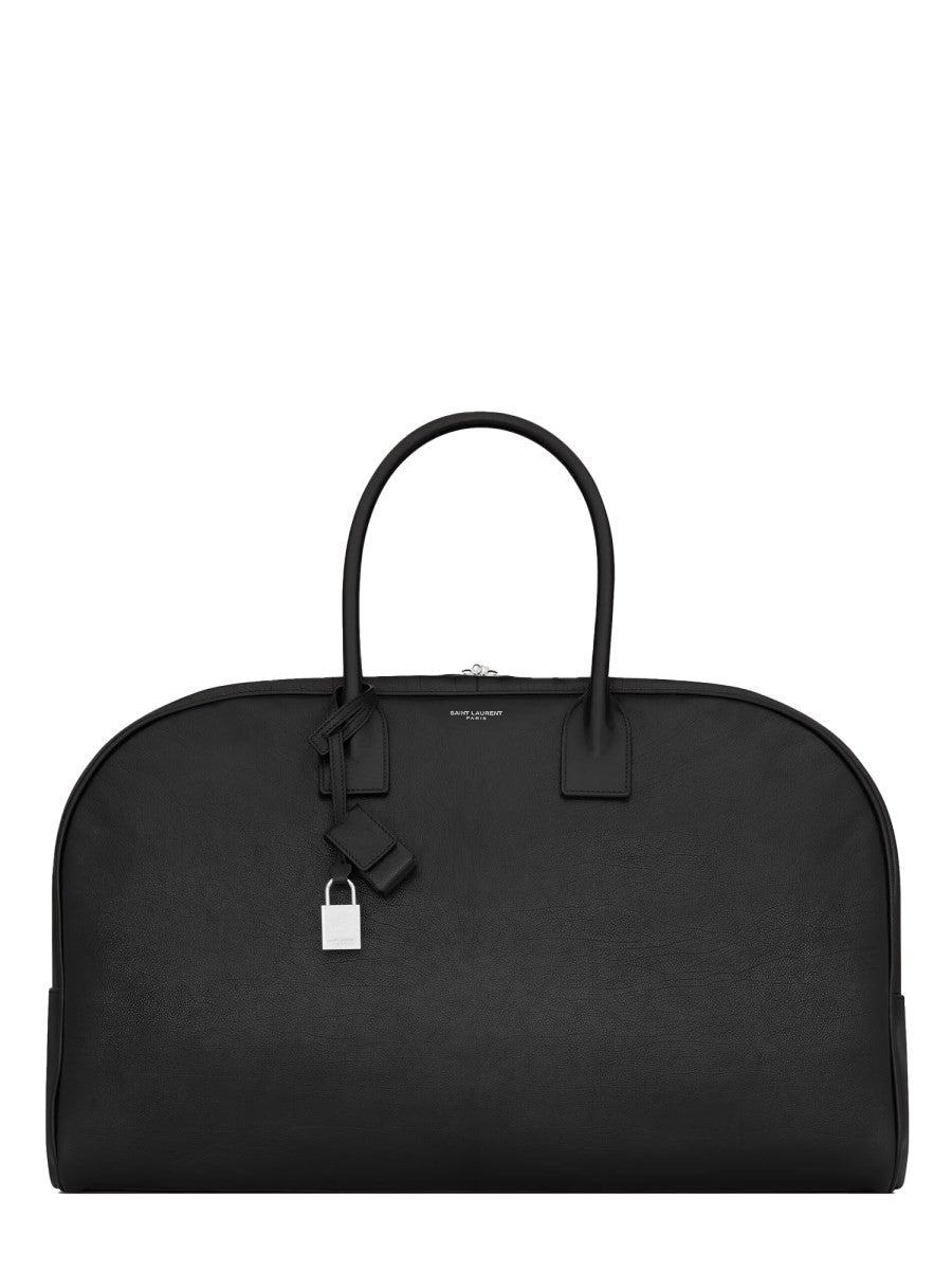 Saint Laurent Men's Bowling Duffle Bag Large Black