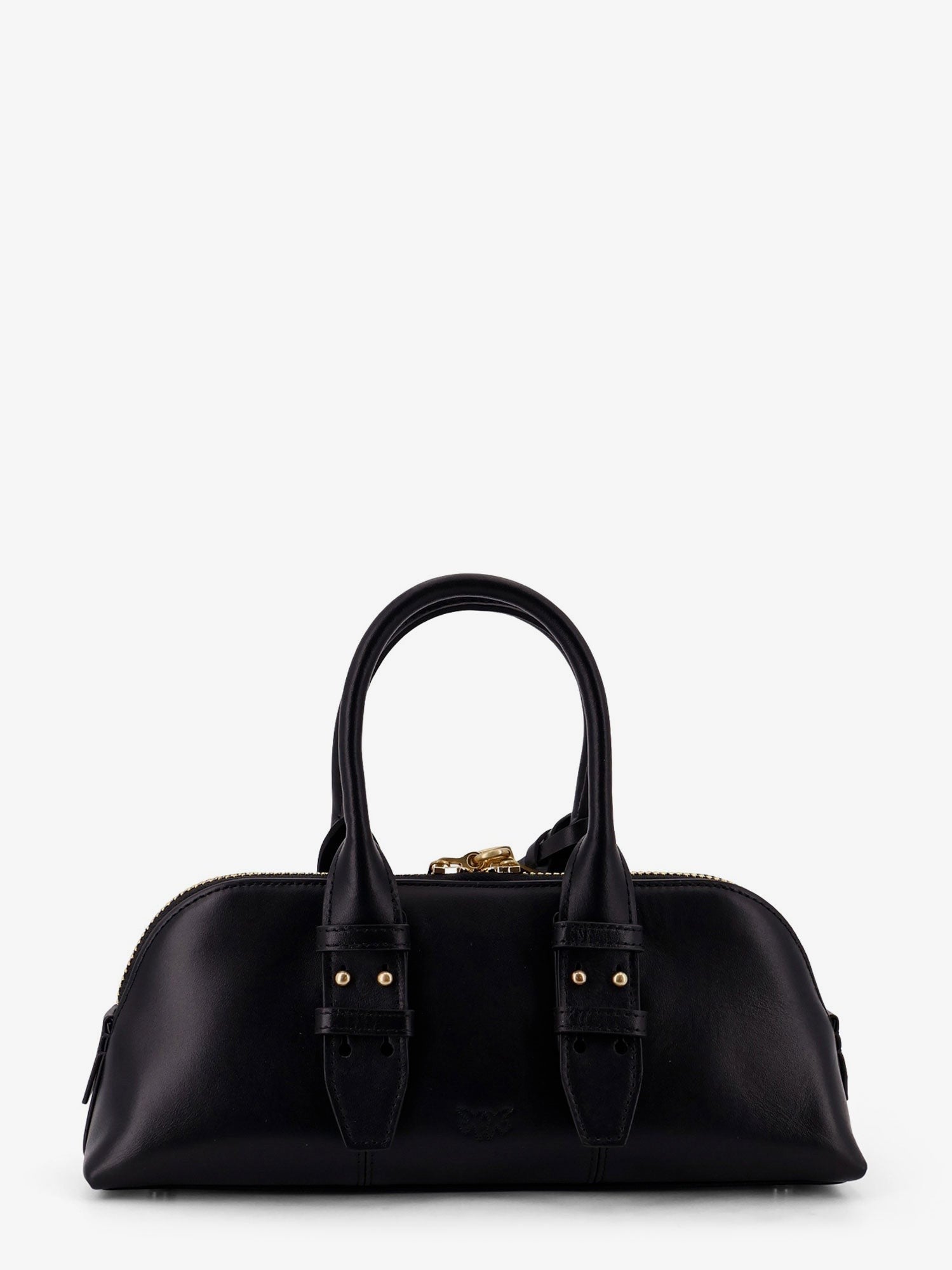 Pinko Women's Bowling Escape Bag Leather Handbag Black