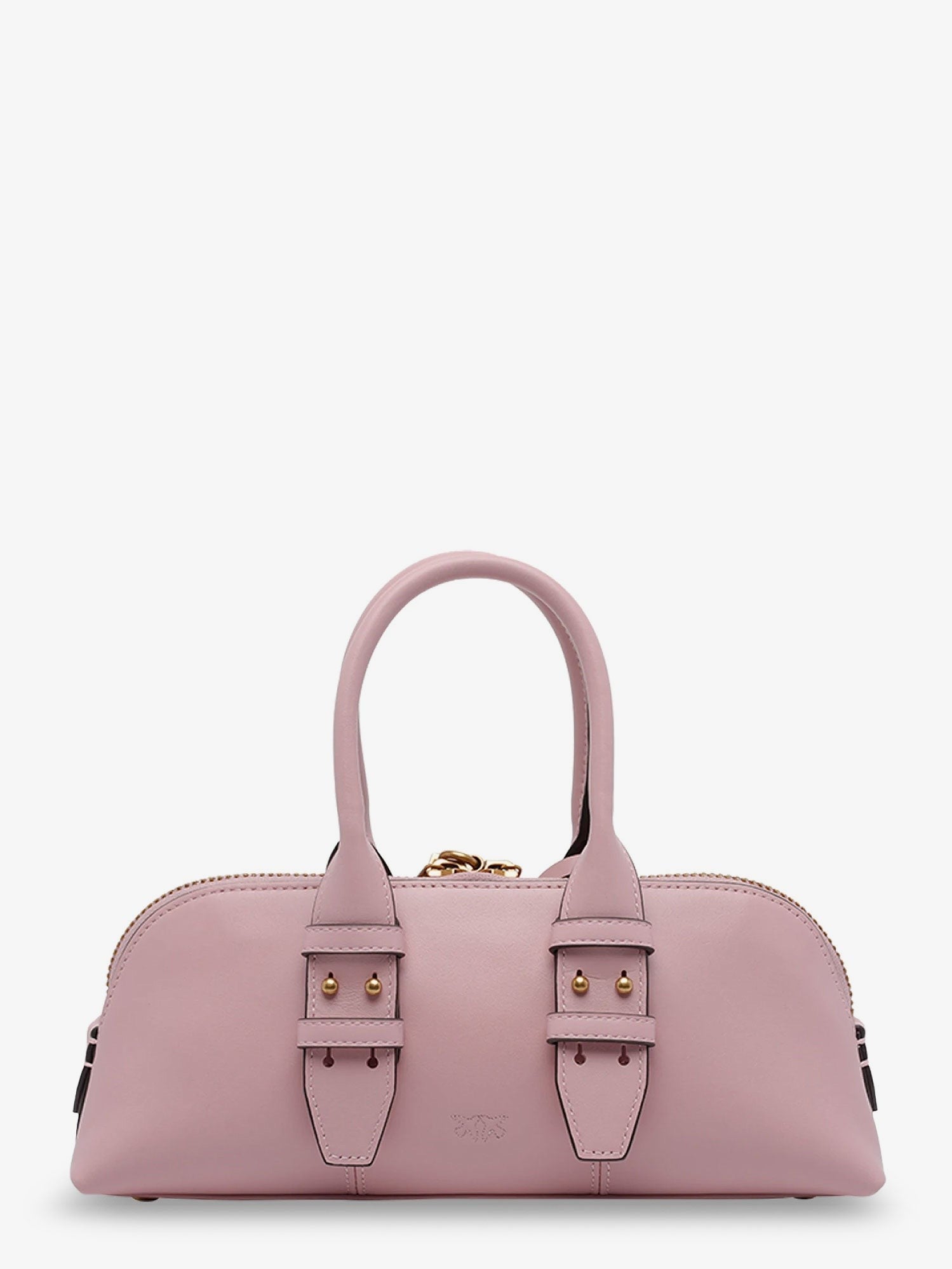 Pinko Women's Bowling Escape Leather Handbag Pink