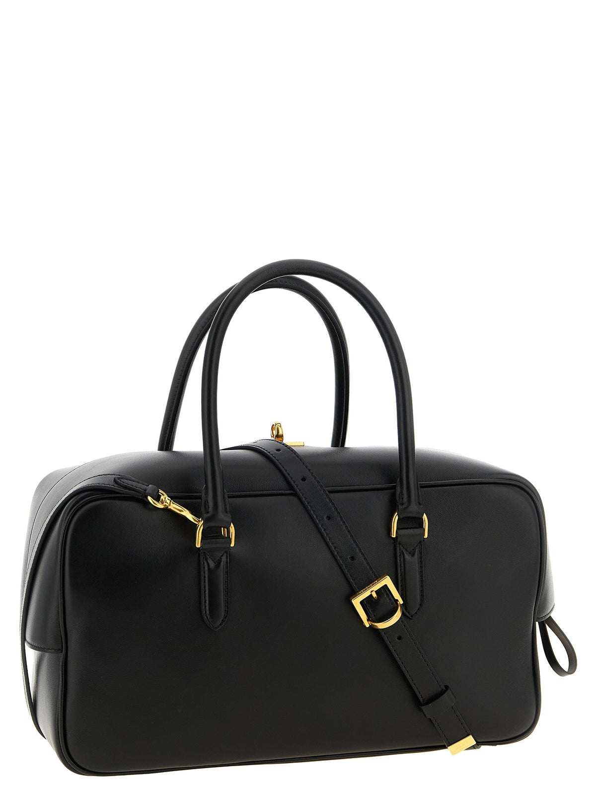 Balenciaga Bowling Le Medium Handbag Black