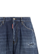 Dsquared2 Boxer Bermuda Shorts Blue, view 3