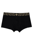 Versace Men's Boxer with Greca Black