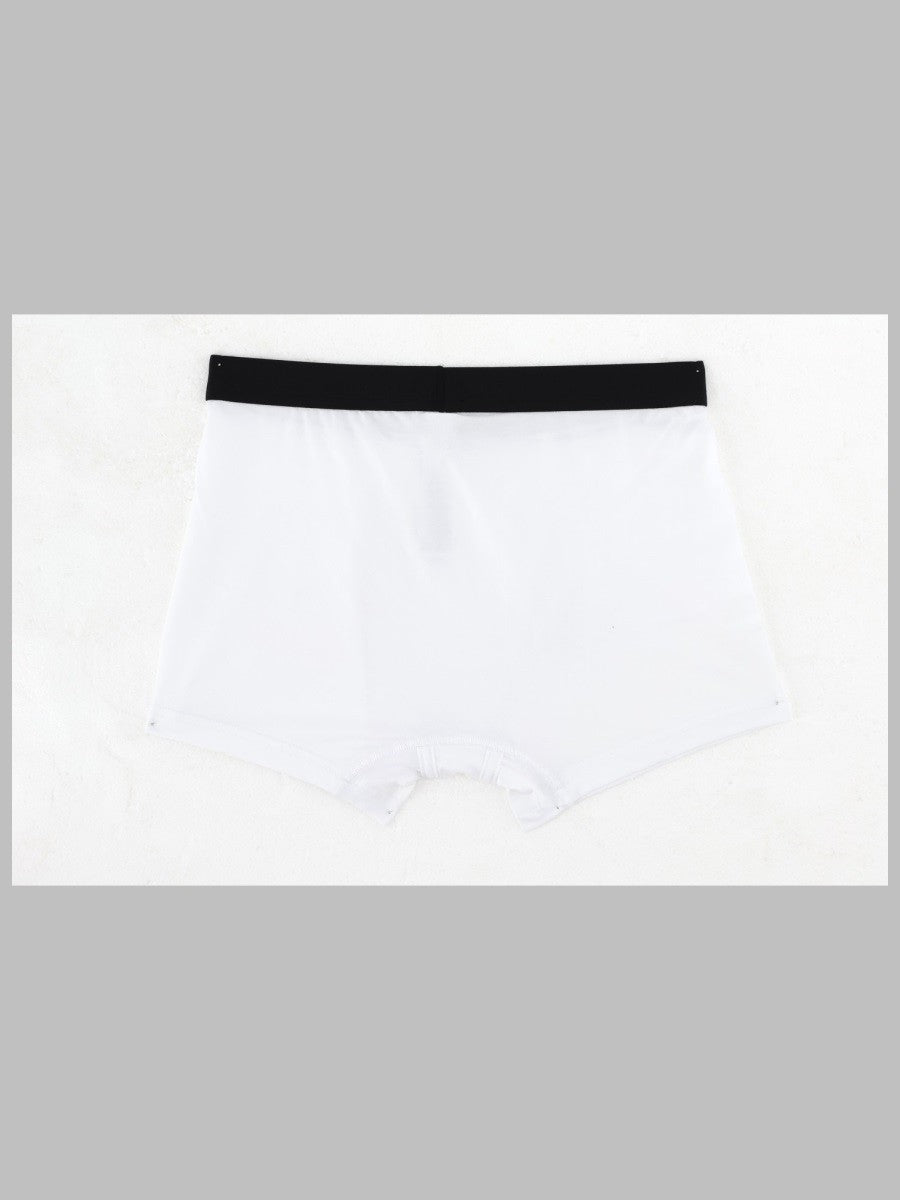 MM6 Maison Margiela Men's Boxer in Cotone Con White