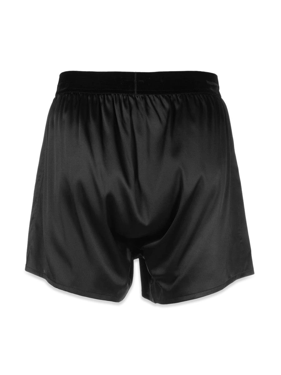 Tom Ford Men's Boxer in Seta Black