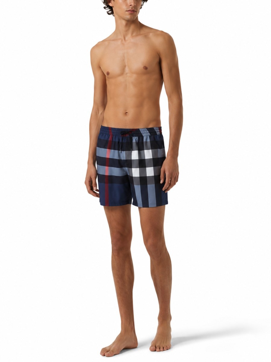 Burberry Men's Boxer Mare Check Blue