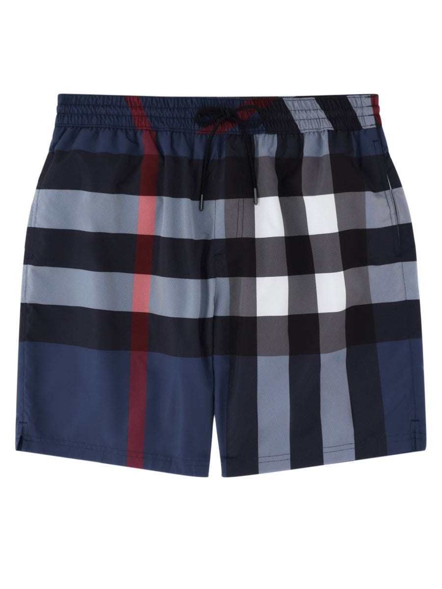 Burberry Men's Boxer Mare Check Blue