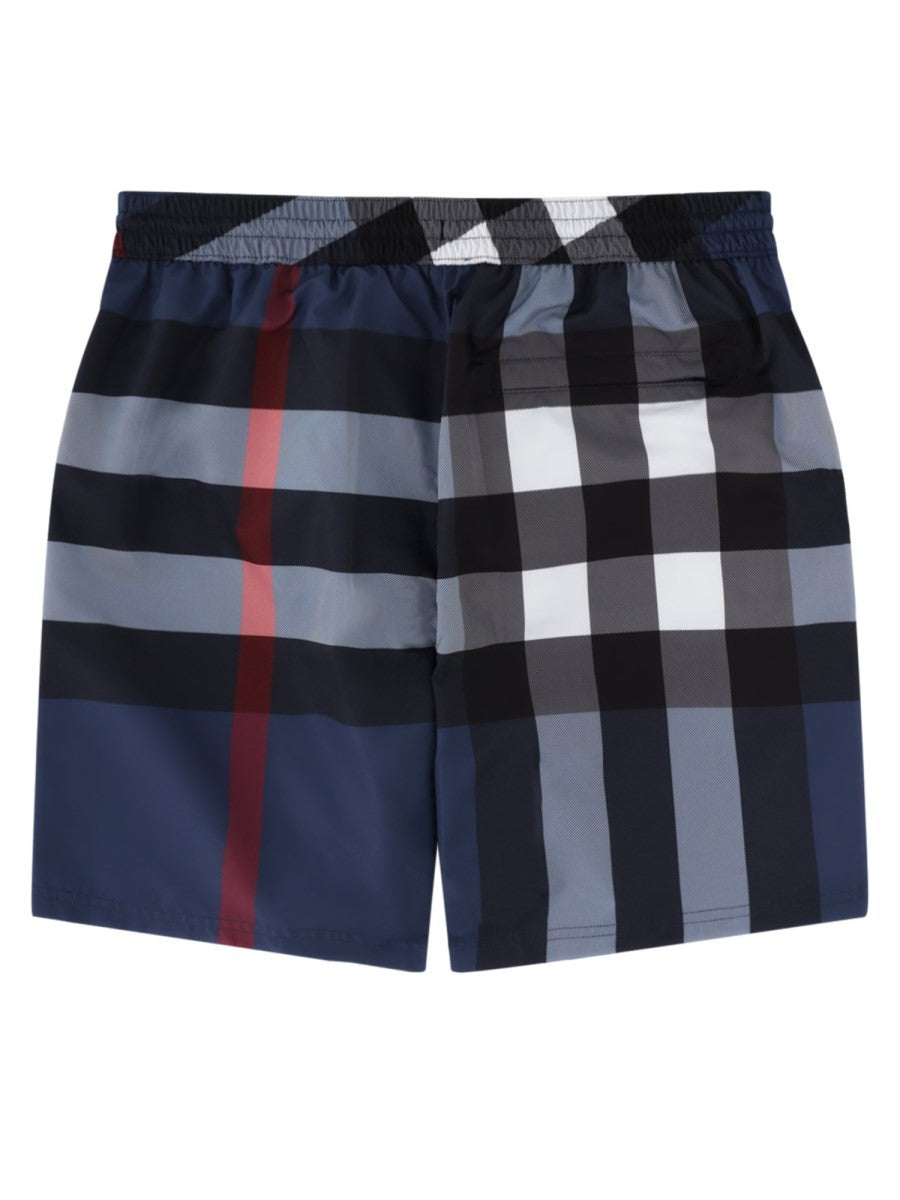 Burberry Men's Boxer Mare Check Blue