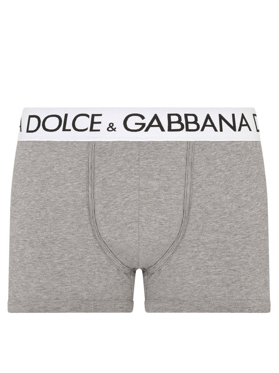 Dolce &amp; Gabbana Men's Boxer Regular Fit Grey