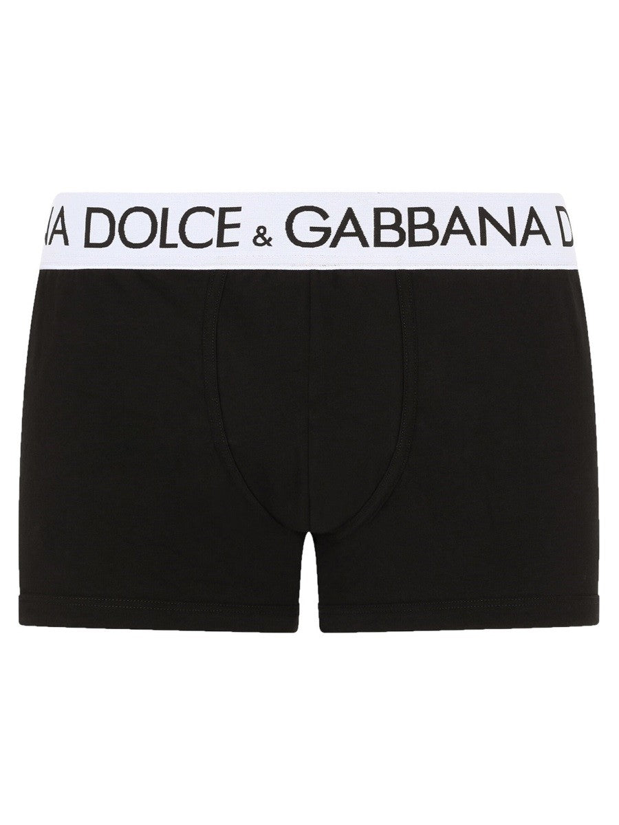 Dolce &amp; Gabbana Men's Boxer Regular Fit Black