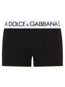 Dolce &amp; Gabbana Men's Boxer Regular Fit Black