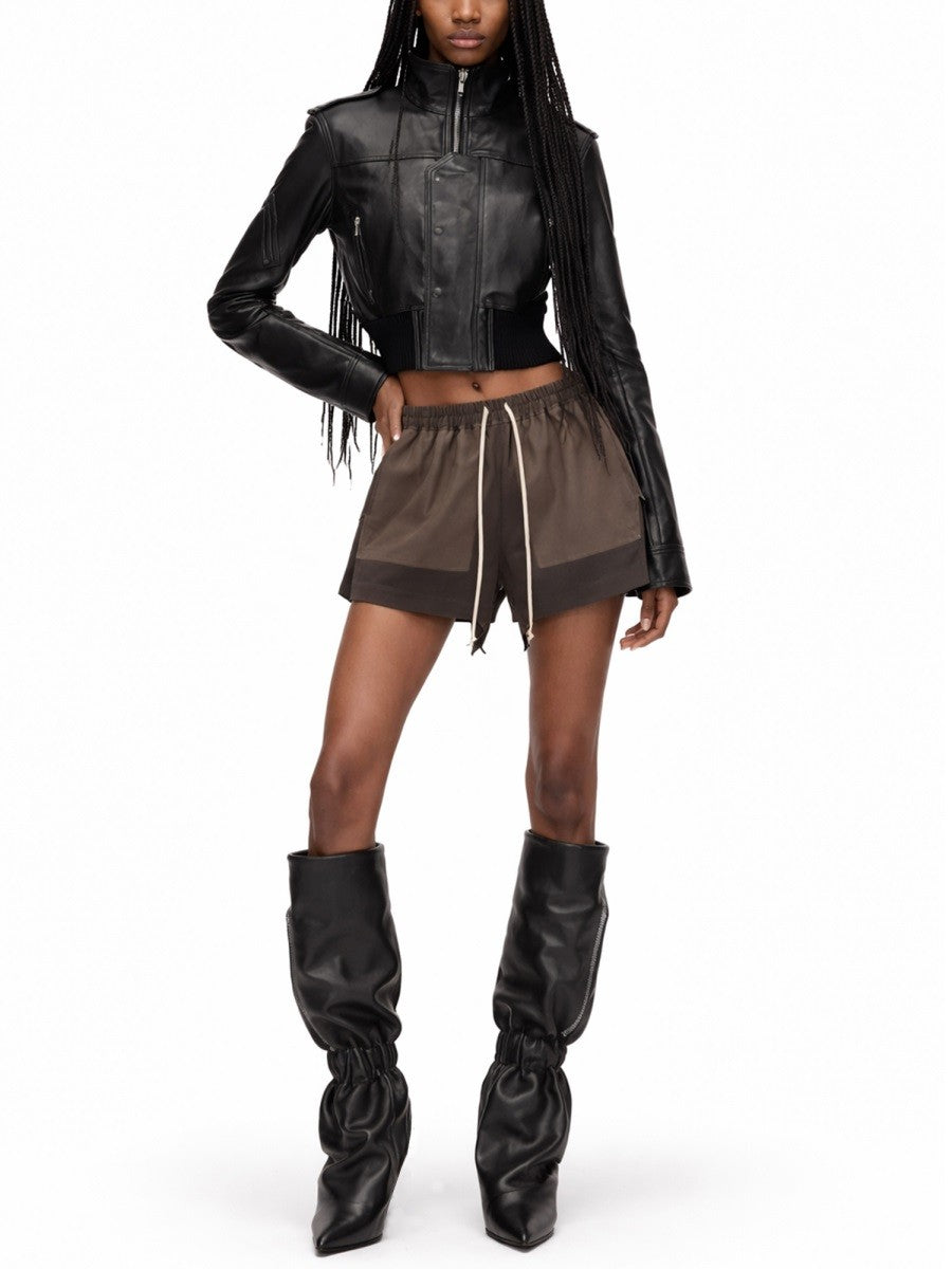 Rick Owens Women's Boxers Shorts Brown, view 2