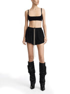 Rick Owens Lilies Women's Boxers Shorts Black, view 2