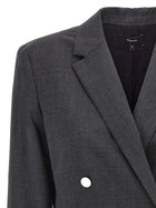 Theory Boxy Blazer Grey, view 3