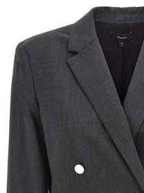 Theory Boxy Blazer Grey