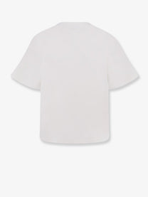 ALAÏA Women's Boxy Cotton Blend Shirt White