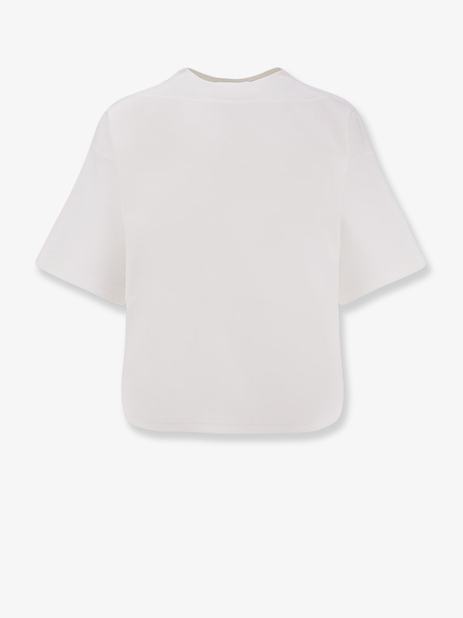 ALAÏA Women's Boxy Cotton Blend Shirt White