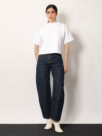ALAÏA Women's Boxy Cotton Blend Shirt White
