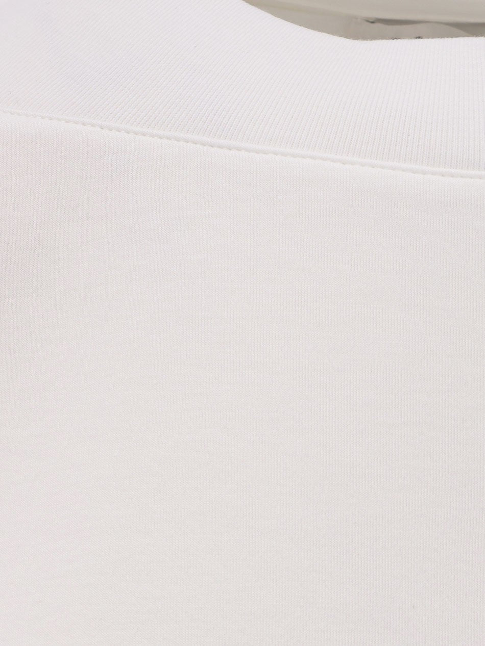 ALAÏA Women's Boxy Cotton Blend Shirt White