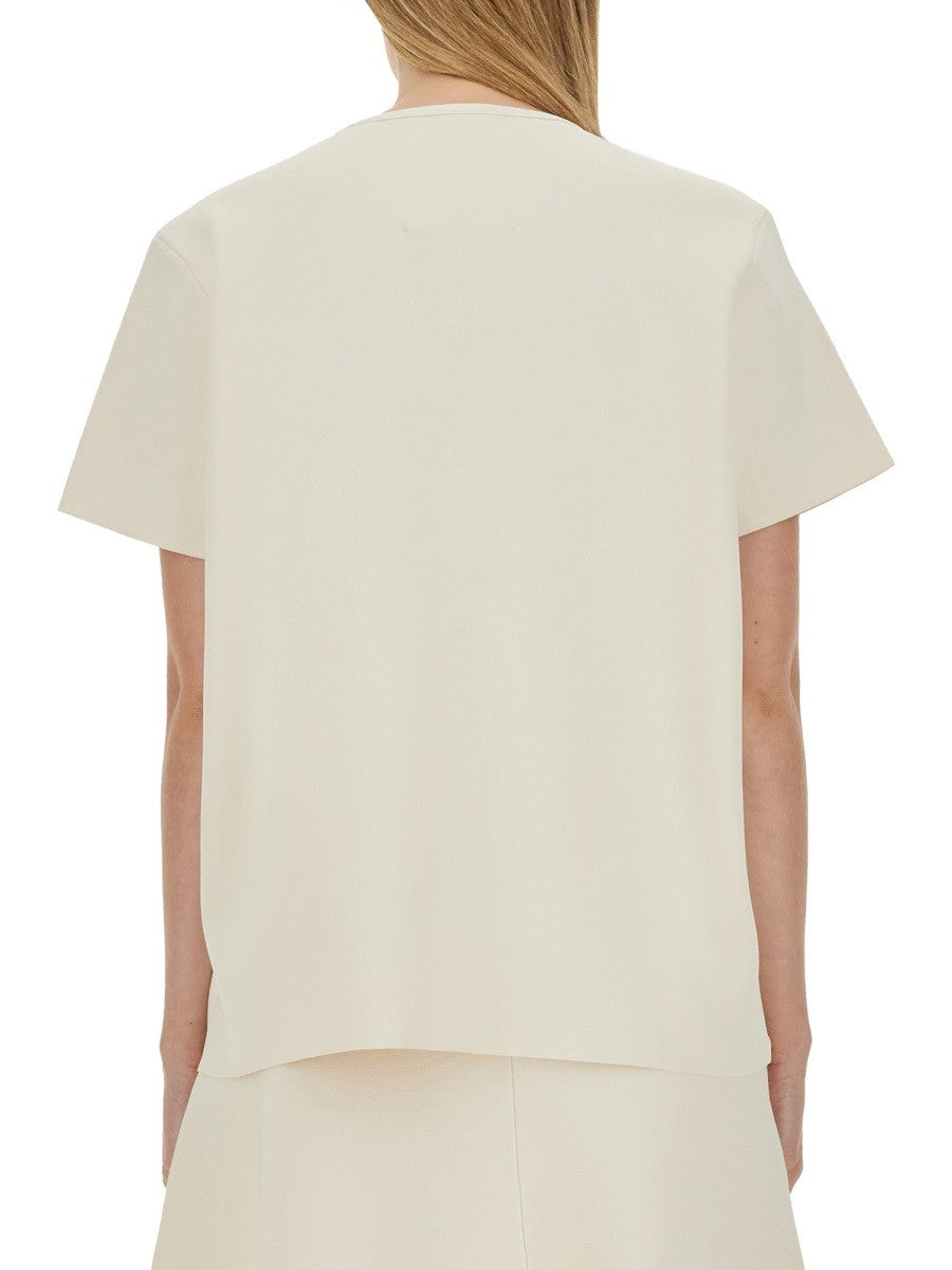 Jil Sander Women's Boxy Fit Shirt Pink