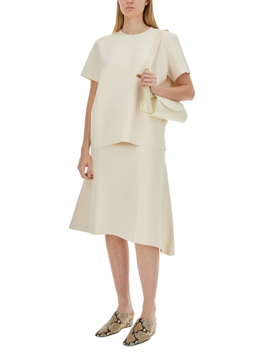 Jil Sander Women's Boxy Fit Shirt Pink