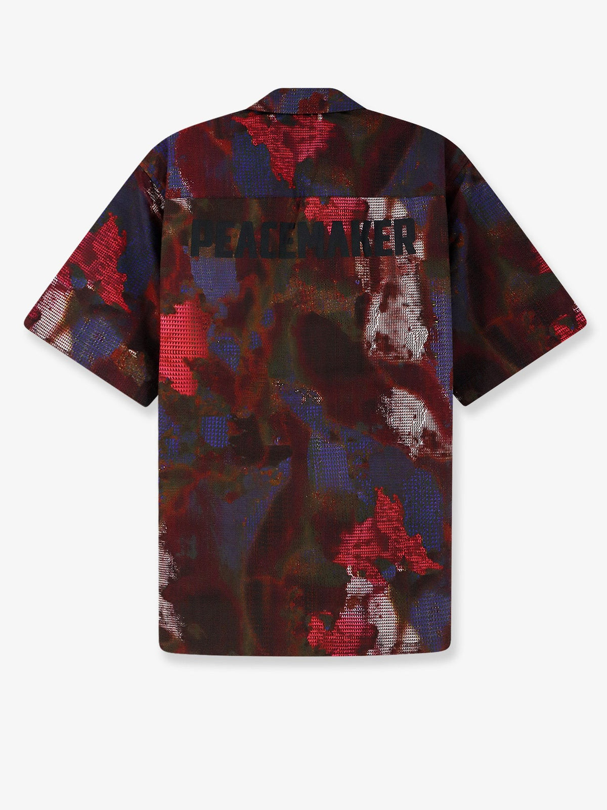Oamc Peacemaker Men's Boxy Multicolor Cotton Shirt Pattern, view 2