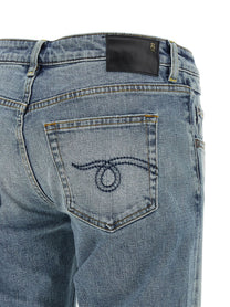 R13 Boy Flare Jeans Blue
