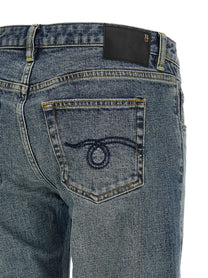 R13 Boy Flare Jeans Blue
