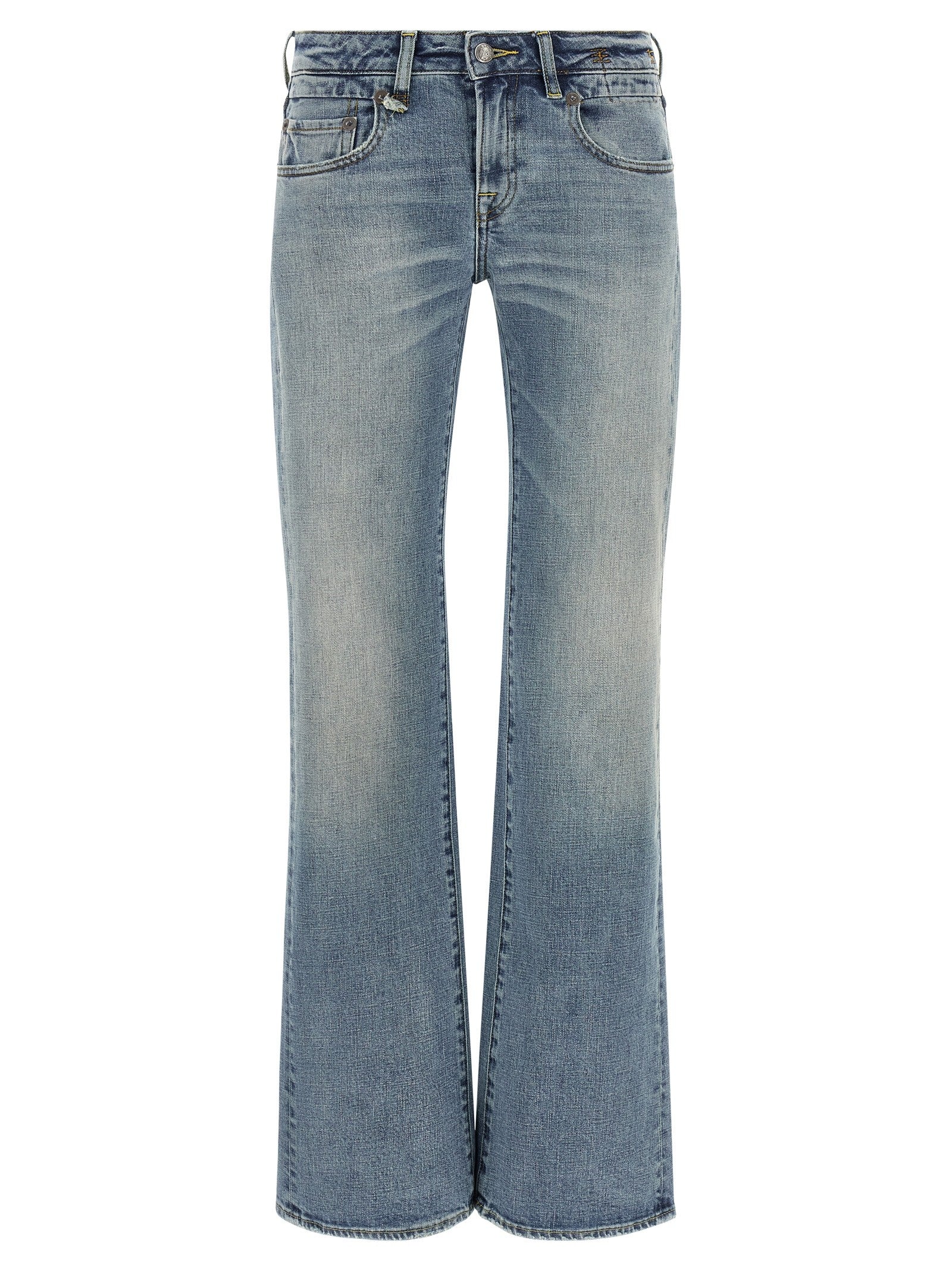 R13 Boy Flare Jeans Blue