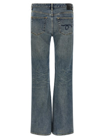 R13 Boy Flare Jeans Blue