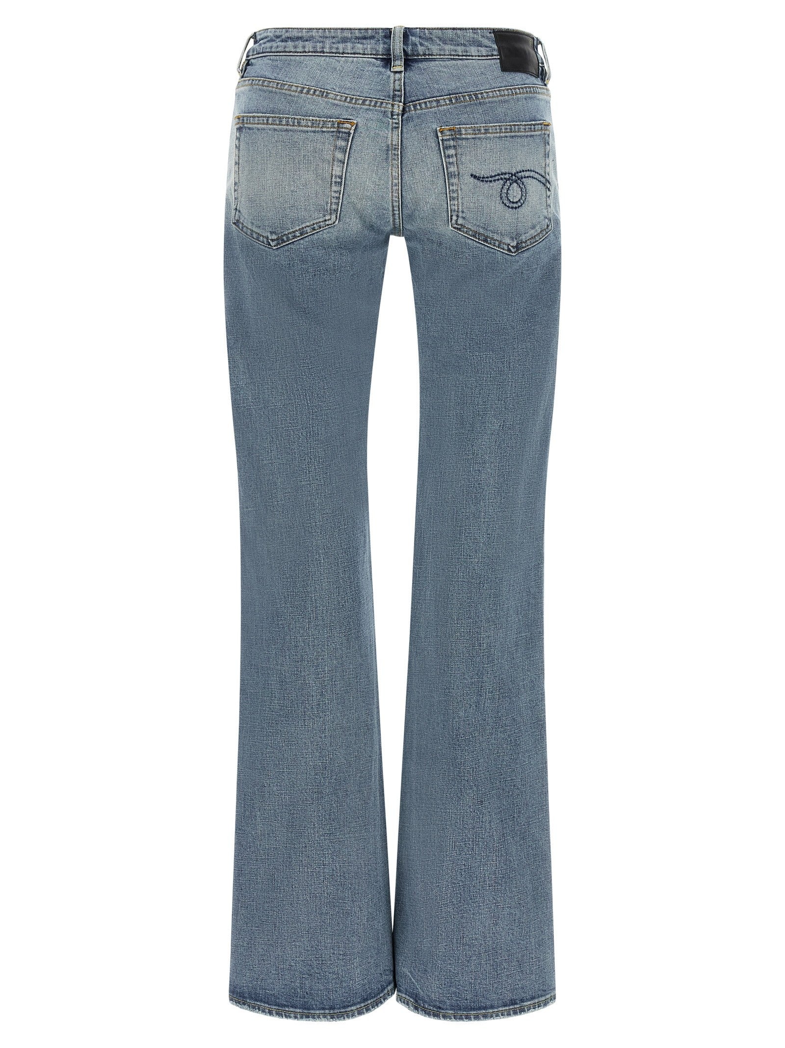 R13 Boy Flare Jeans Blue