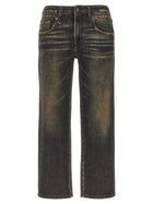 R13 Boy Straight Jeans Black