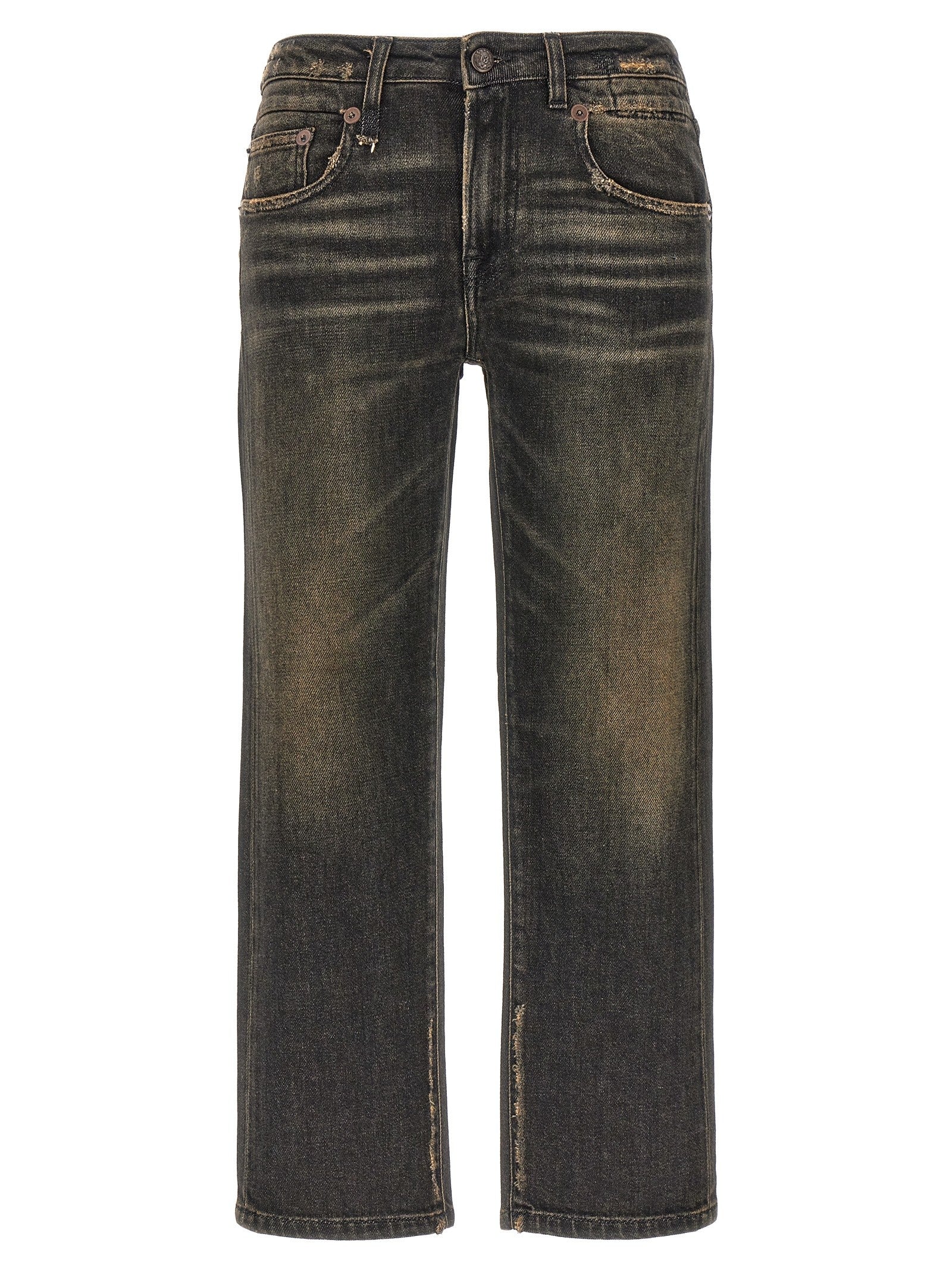 R13 Boy Straight Jeans Black