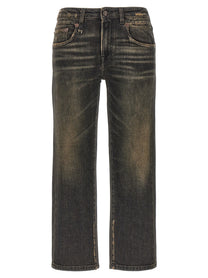 R13 Boy Straight Jeans Black