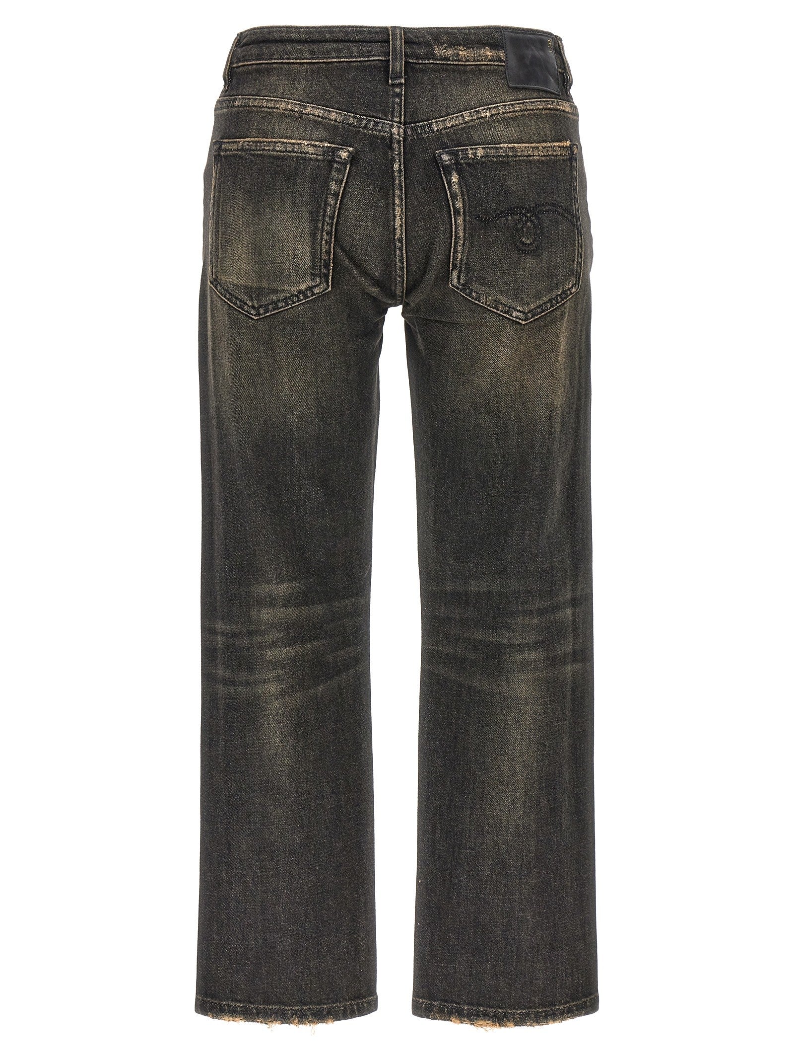 R13 Boy Straight Jeans Black