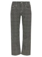 R13 Boy Straight Pants White