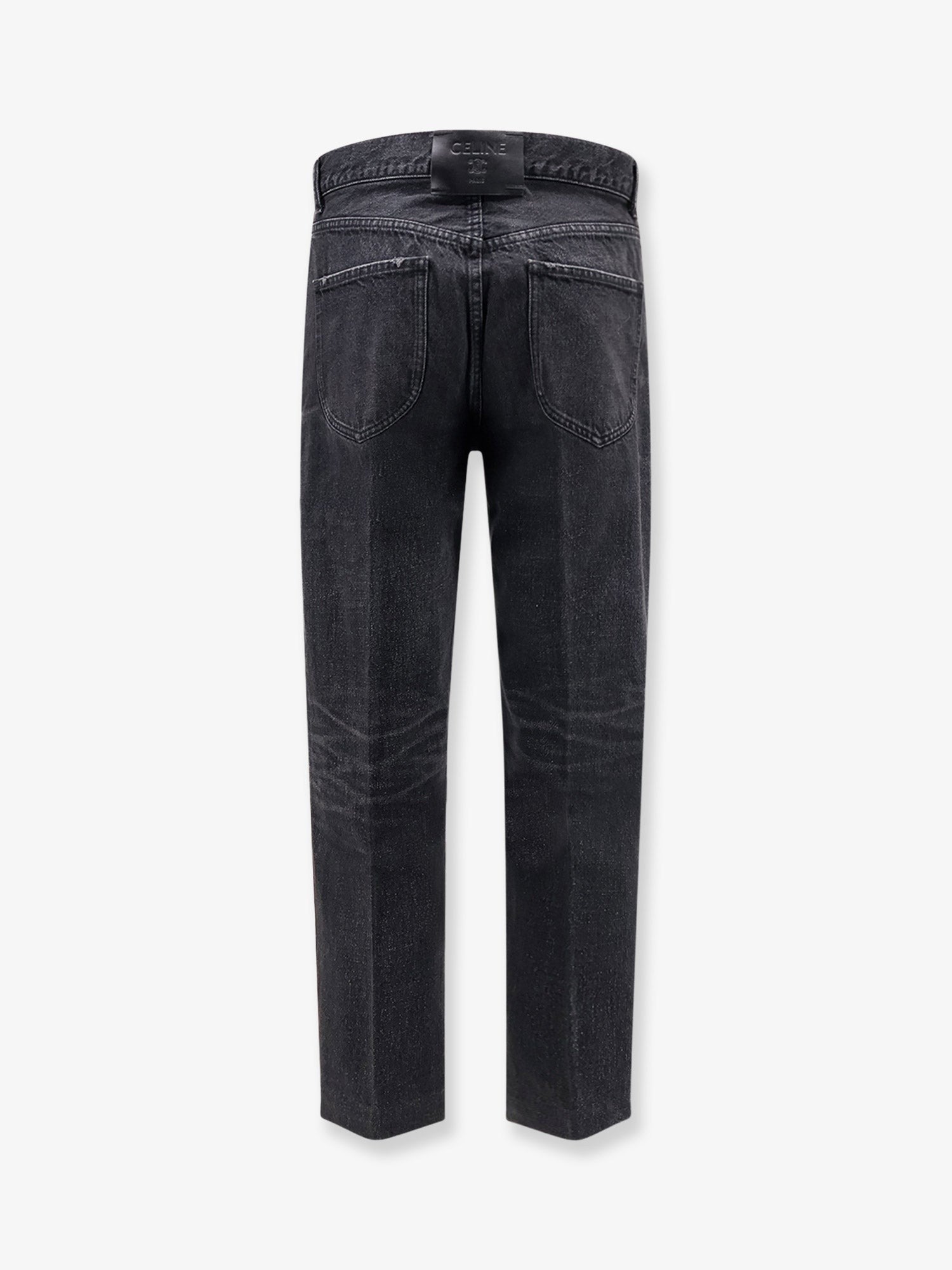 Celine Men's Boyfriend Black Denim Jeans Black