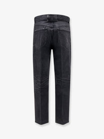 Celine Men's Boyfriend Black Denim Jeans Black